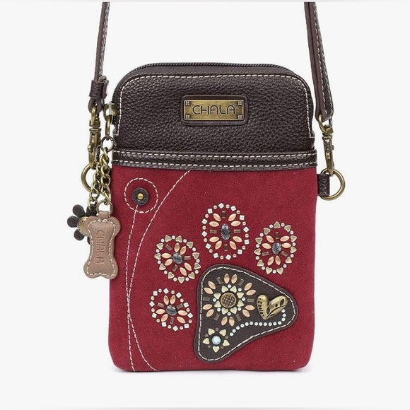 Chala Handbags - Nwt chala paw cell phone crossbody purse